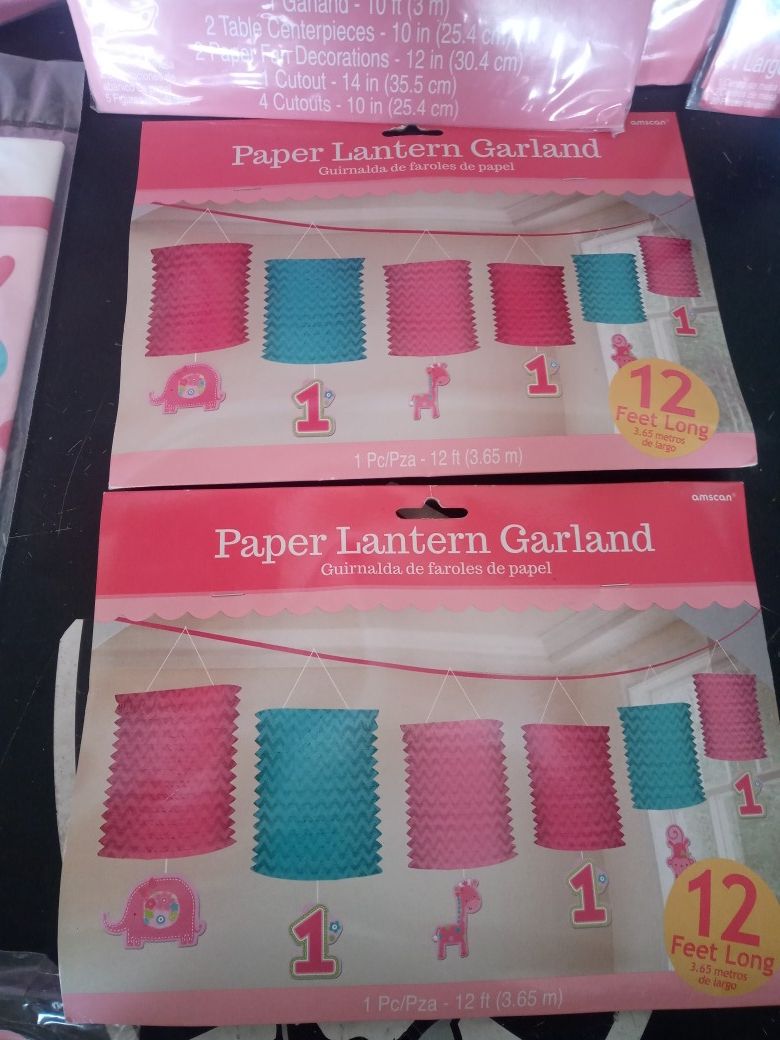 FUN TO BE ONE! FIRST BIRTHDAY PARTY SUPPLIES for Sale in Visalia, CA