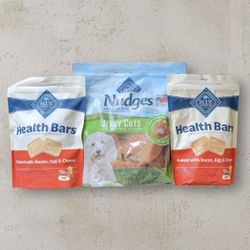 Blue Buffalo Dog Treats Nudges Jerky Cuts Health Bars