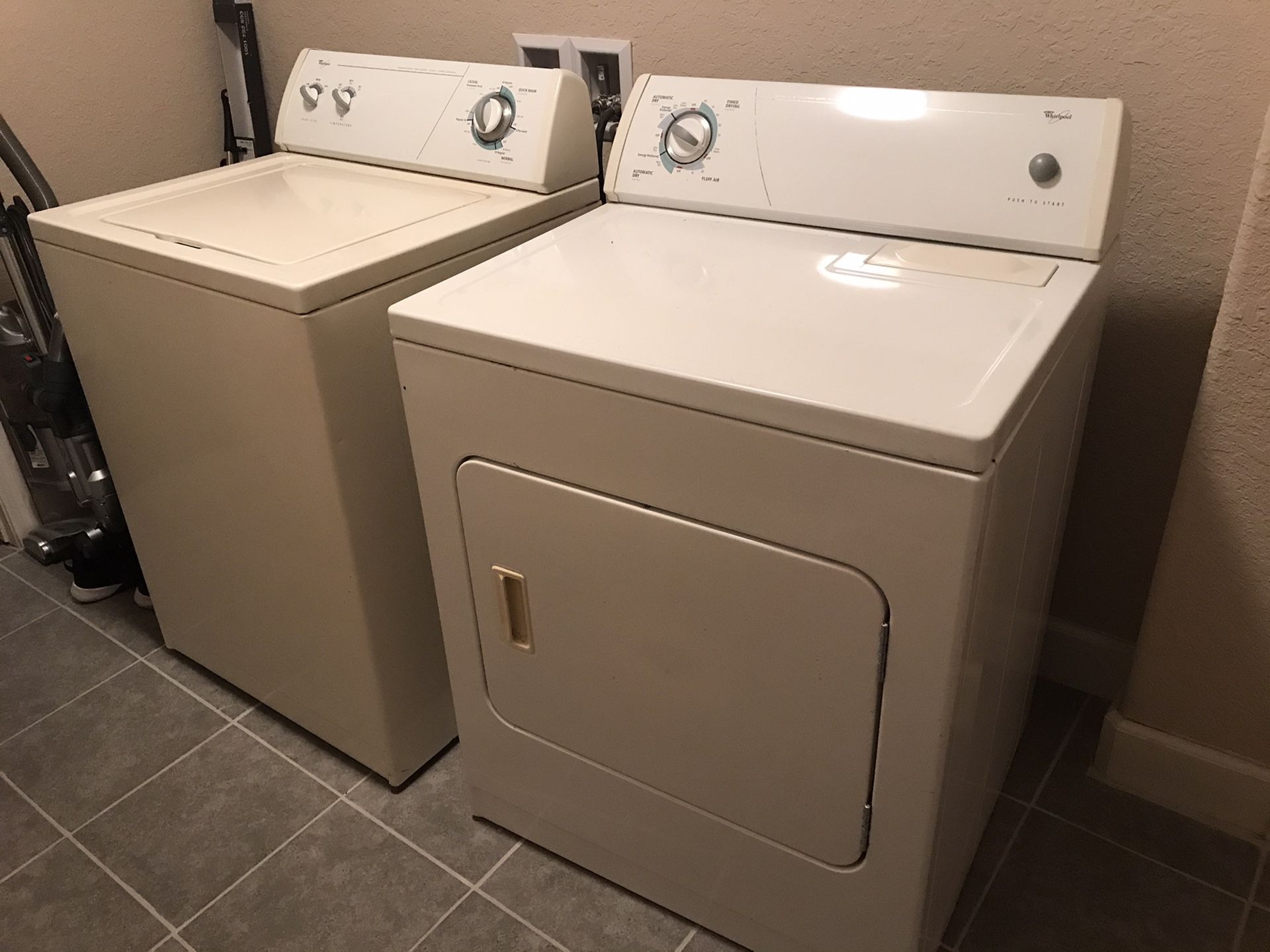 Whirlpool Washer & Dryer (Electric)