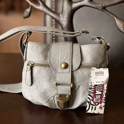 NWT Gray crossbody mini bag by Brash