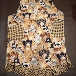 New Cat Apron With Two Pockets