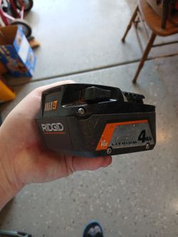 Ridgid 18v 4.0ah battery (TRADE?)