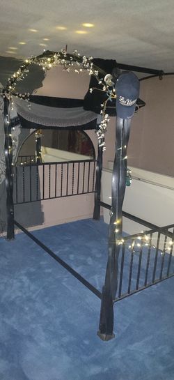 Custom Made Wrought Iron Conopy Bed