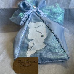 Custom Elsa Rhinestone zip up pouch