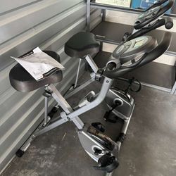 Exerpeutic Upright Folding Bike with Airsoft Seat