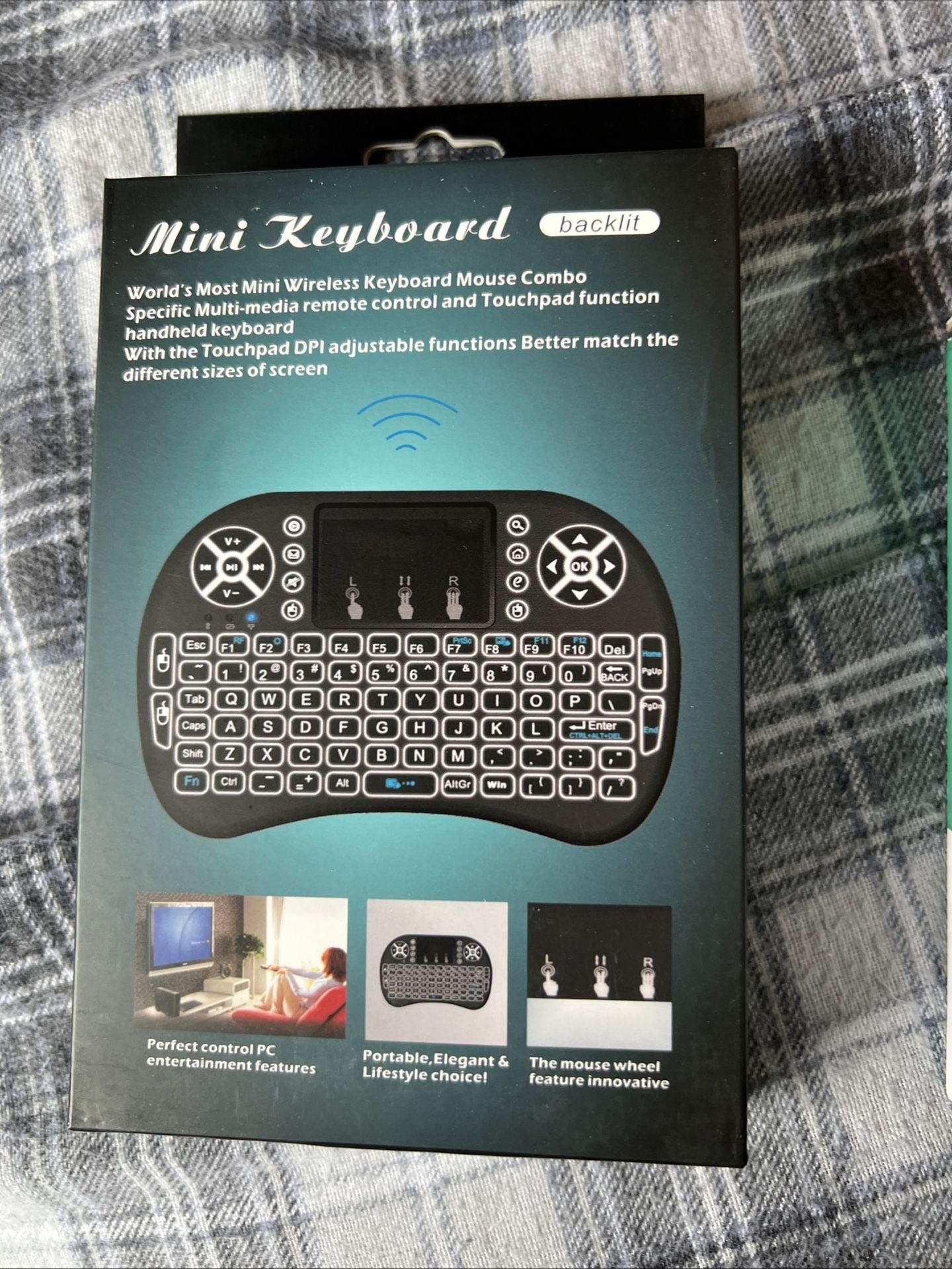 mini keyboard mouse combo touch pad  and gaming mouse 