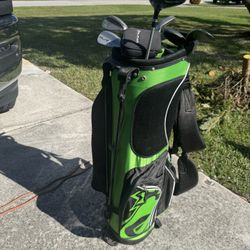 Good Bag With Miscellaneous Clubs 