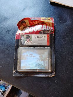 #3 Dale Earnhardt Silver Edition Hologram Card with Ticket 1992