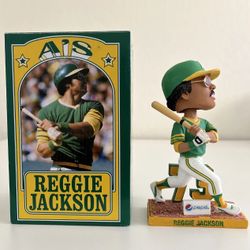 REGGIE JACKSON Bobblehead Bobble Oakland Athletics A’s SGA 4/27/13 2013 NIB 1973