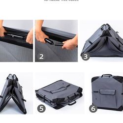 36 Inch Collapsible Dog Crate With Curtains 