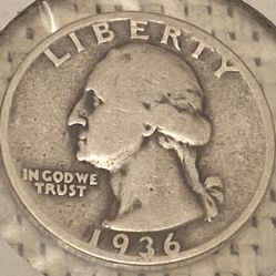 25 Cents 1936 S. Coin USA 