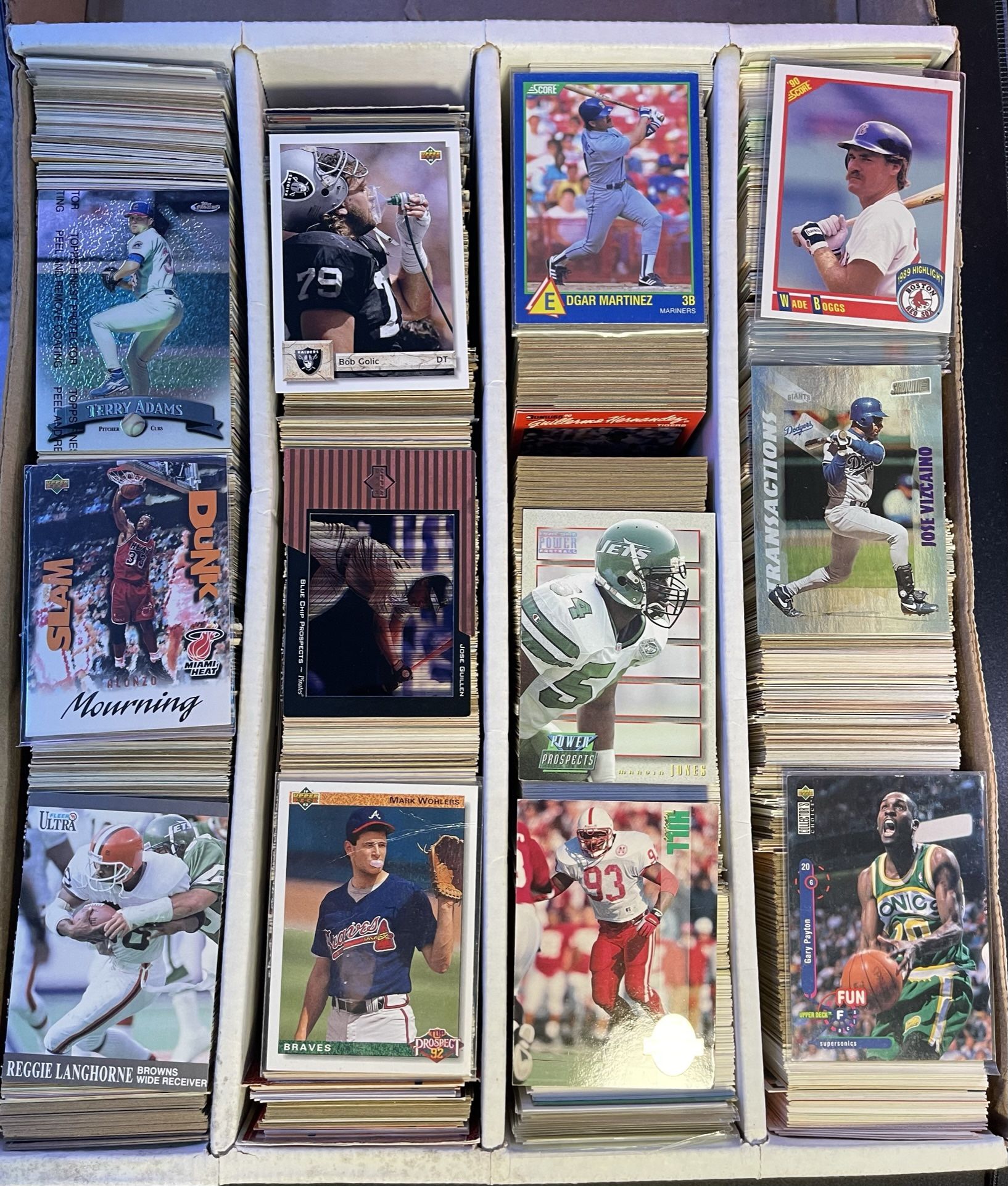 Miscellaneous Baseball, Basketball And Football Cards