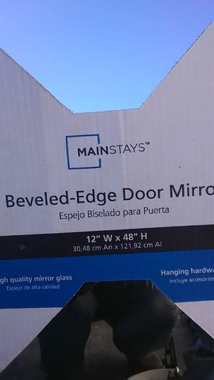 I Have Mainstay Beveled Edge Door Mirrors That Are 12 Ft Wide By