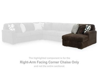 Midnight-Madness Chocolate RAF Corner Chaise   9810417