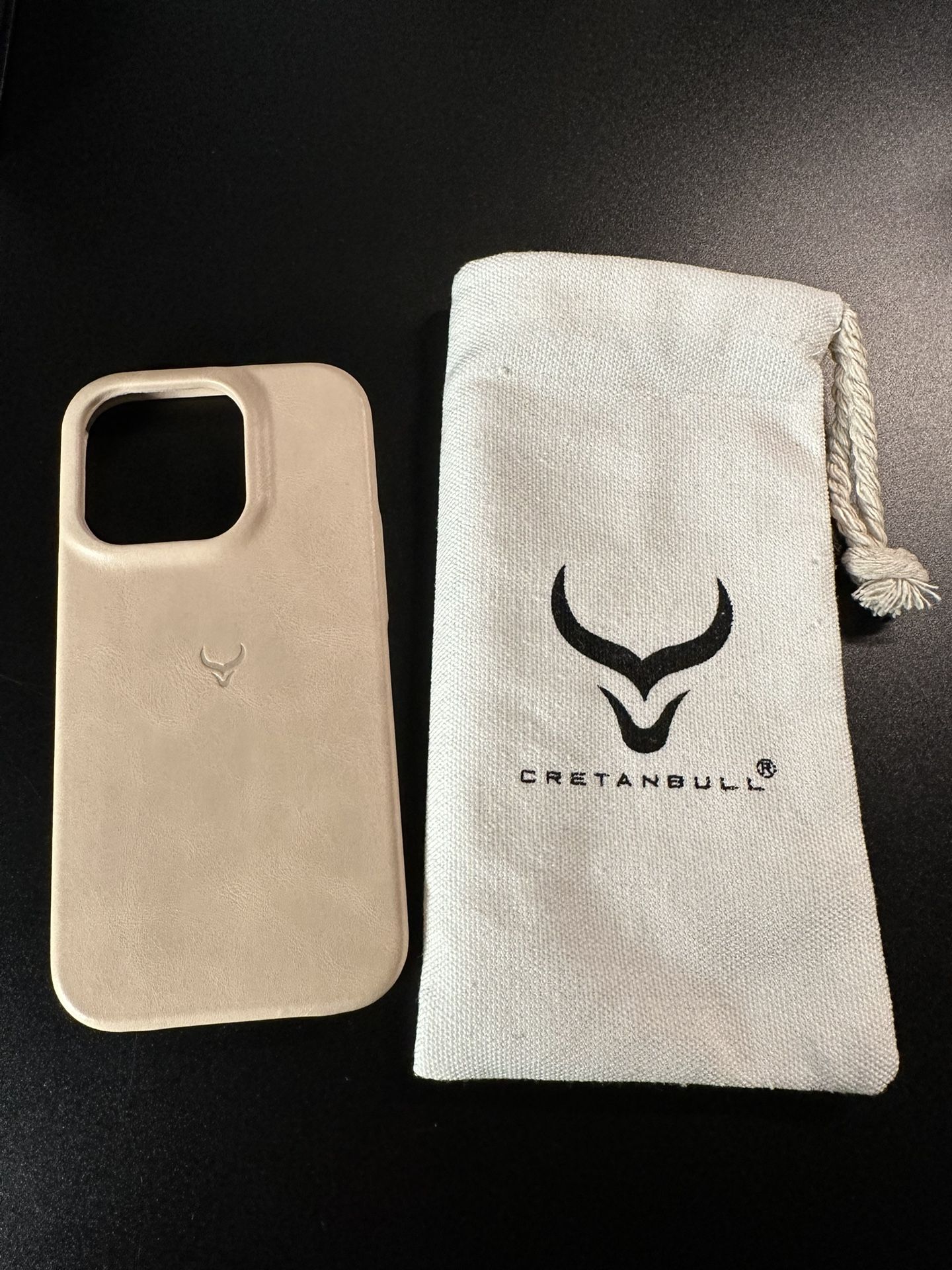 iPhone 14 Pro Cretanbull Leather Case Clay