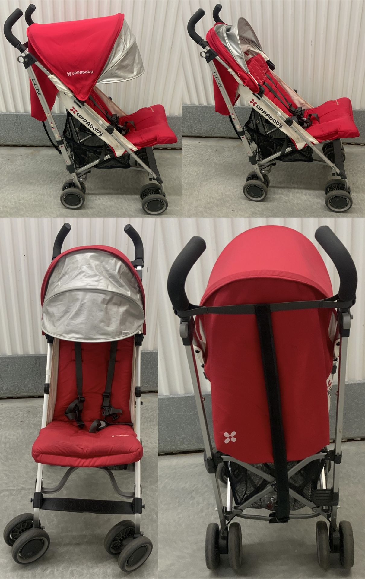 🏆 👶 1 UPPAbaby 🤱👨🍼 G-Luxe Umbrella Stroller/Lightweight Design for Easy Travel/One-Step Fold / Recline/XL Basket + Canopy... Value $200
