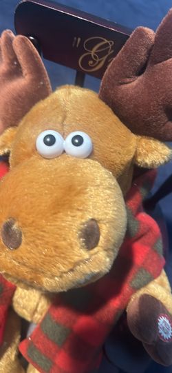 Dandee Rocking Chair Singing Animated Moose Grandma