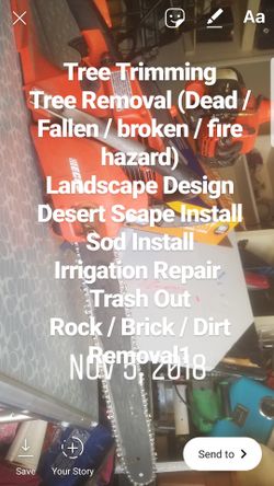 Chainsaw free estimates