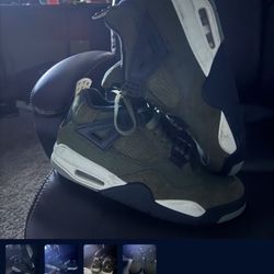 Jordan 4 Olive Greens