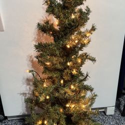 48” Lighted Topiary Tree