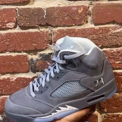 Jordan 5 wolf grey size 12