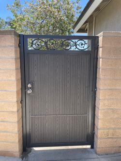 Wrought iron gates