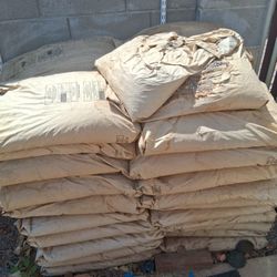 40 Bags Of Stone, Pebble , Aggregate 50 lb Bags For $15.00 A Piece