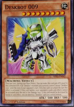 Deskbot 009 Yugioh Card TCG RA1 Common #SHOP13