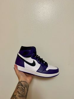 Jordan 1 Court Purple Men's Size 10