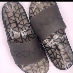 DKNY Ladies Tennis Jelly Pool Slide Sandal 