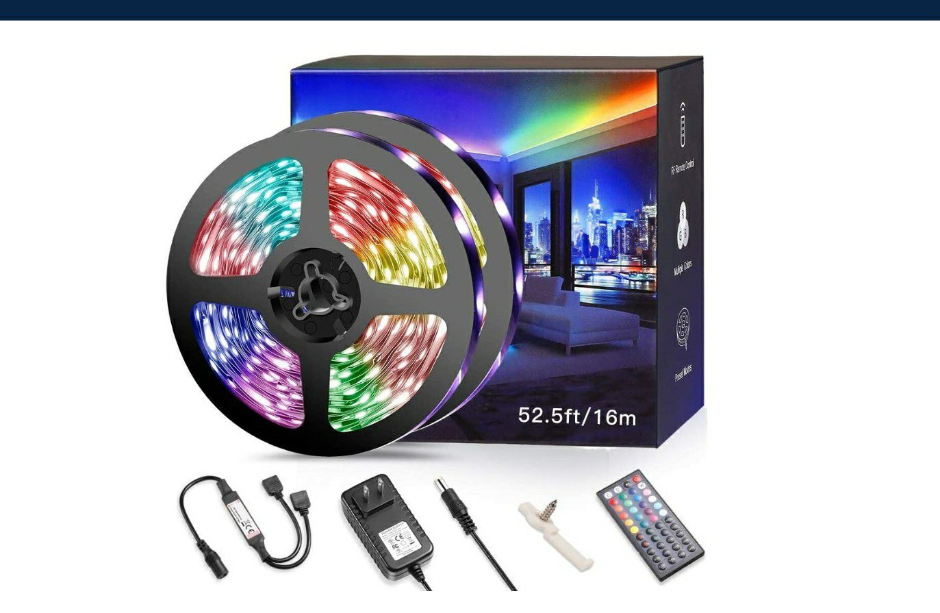 52.5ft RGB LED Strip Light Kit NEW ½ PRICE