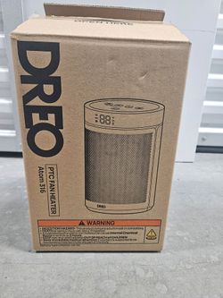 Dreo Atom 316 PTC Fan Heater w/ Remote