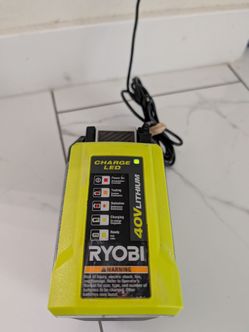 RYOBI 40V Battery & Charger Kit – 4.0 Ah Lithium-Ion
