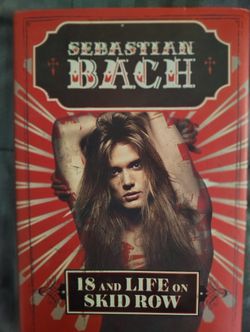 Sebastian Bach From Skid Row Autographed