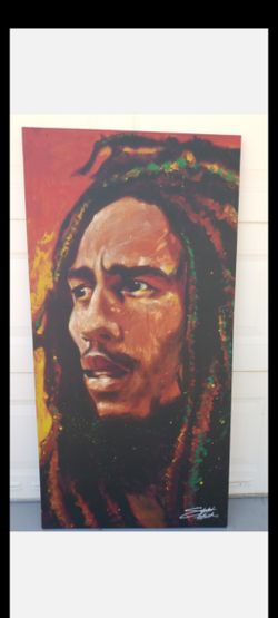 Bob Marley Framed Poster 54H 27W