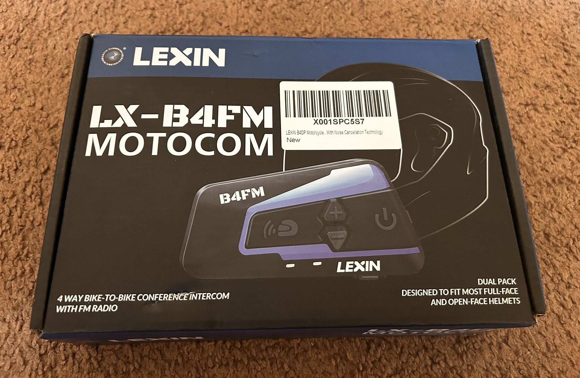 Lexin LX-B4FM Motocom Dual Pack