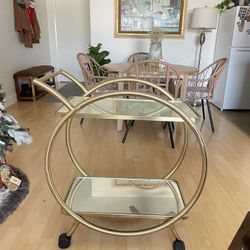 Mid Century Bar Cart 