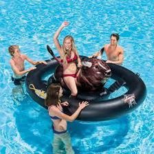 Inflatable Bull pool float