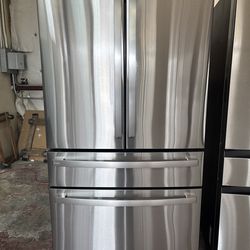 NEW SCRATCH & DENT GE 36 in. 23.3 cu. ft. Counter-Depth 4-Door French-Door Refrigerator