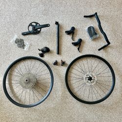 Shimano CUES Brakes, Shifters, Derailleur, and Accessories