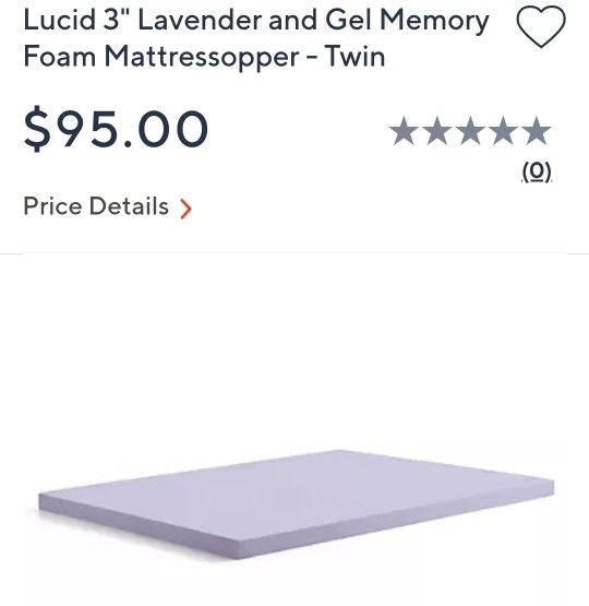 Lucid Lavender Mattress Topper