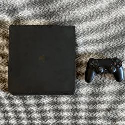 PS4 Slim 500gb plus controller and games