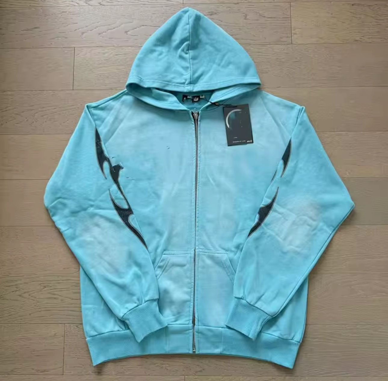 Baby blue hellstar hoodie 
