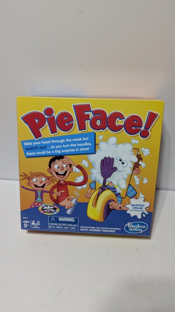 Pie Face Game by Hasbro - Hilarious Whipped Cream Family Party Game Ages 5+