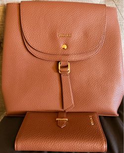 Brand New Veloci Handbag & Matching Wallet – Brown