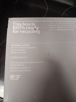 Verizon Internet Gateway Wi-Fi 6 Router