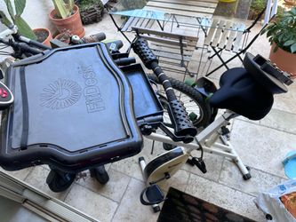 FitDesk Stationary Bike Exercise