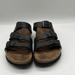 Birkenstock Betula Soft Footbed Black Sandal Women 40 L 9 black birko-flor 