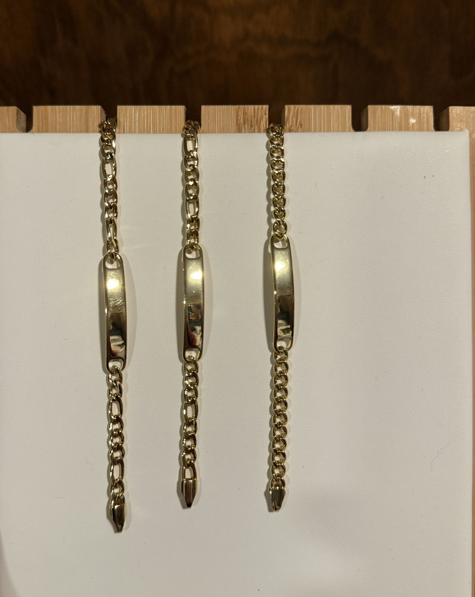 Esclavas Para Niños Oro Laminado
