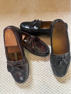 Men’s casual dress shoes, size 9D leather
